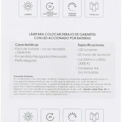 Westek Battery Operated Lights Bria LED Bar Light On/Off | BL-BR33B-SW