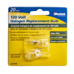 Westek 20W, 120V Halogen Replacement Bulbs 2PK | ALV00XB