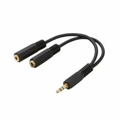 Zenith Consumer Electronics 3.5mm Audio Y Cable, 3" | AY1003MP3MF