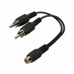 Zenith RCAF To 2 RCA Y-Cable, 3" | AY1003RCAFM