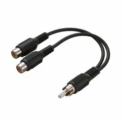 Zenith RCAM To RCA-Y Cable, 3" | AY1003RCAMF