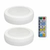 Westek Battery Operated Lights Adjustable White Puck Light - 2PK, 3PK, 6PK | BL-PCCT-W2, BL-PCCT-W3, BL-PCCT-W6
