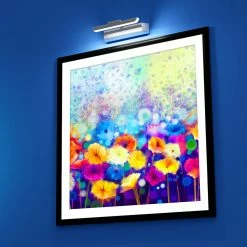 Westek Battery Operated Lights 16" LED Picture Light - Satin Nickel | BL-PL16-N