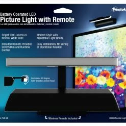 Cheapest ⭐ Westek 8" LED Picture Light - Satin Black | BL-PL8-BK ⭐ 36 Westek 8