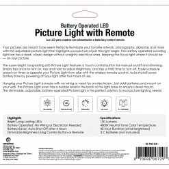 Flash Sale π Westek 8" LED Picture Light - Satin Gold | BL-PL8-GD Battery Operated Lights π€© 37 Westek 8