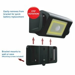 Westek Standard Wireless Motion Activated Security Light | BL-SMSL Battery Operated Lights