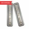 Amerelle Battery Operated Lights LED Mini Task Bars, Silver - 2 Pack | 71187CC