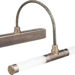 RiteLite 13" LED Picture Light W/ Remote - Speckled Gold | LPL601XLDBZRC Battery Operated Lights