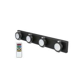 AmerTac Store 13 Westek Battery Operated Lights LED Under Cabinet Track Light W/ Remote | LPL704RC