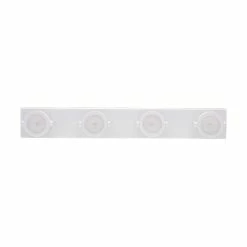 Westek Battery Operated Lights LED Under Cabinet Track Light W/ Battery Backup - White | LPL704WAC