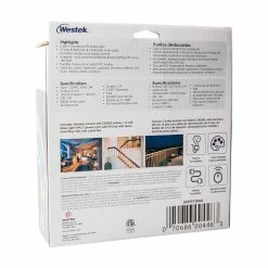 Westek Under Cabinet Lighting Indoor/Outdoor LED Color Changing Rope Light Kit 12' | LROPE12RGB