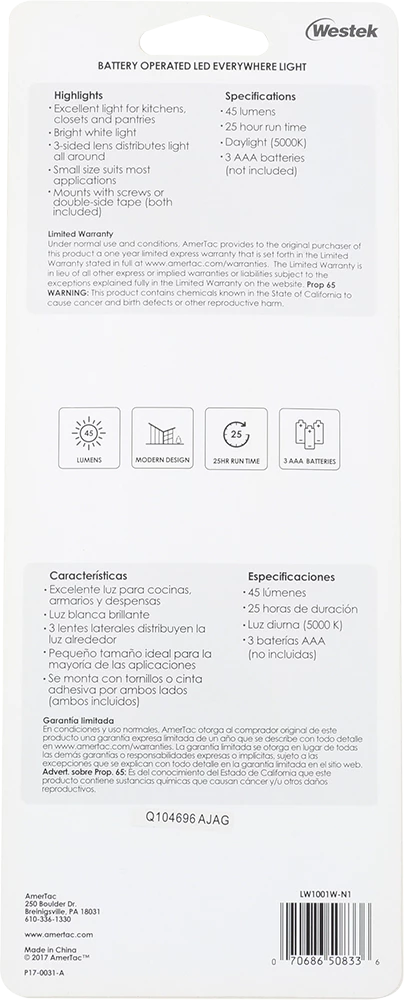 Promo π Westek LED Everywhere Bar Light | LW1001W βοΈ 9 Westek LED Everywhere Bar Light | LW1001W