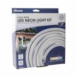 New βοΈ Westek Under Cabinet Lighting Indoor/Outdoor Neon LED Cool White Rope Light Kit 4M | NEONW4M π 33 Westek Under Cabinet Lighting Indoor/Outdoor Neon LED Cool White Rope Light Kit 4M | NEONW4M