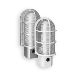 Westek Industrial Cage LED Path Night Light | NL-CAGE-W, NL-CAGE-N