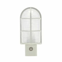 Westek Industrial Cage LED Path Night Light | NL-CAGE-W, NL-CAGE-N