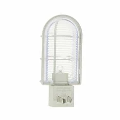 Westek Industrial Cage LED Path Night Light | NL-CAGE-W, NL-CAGE-N