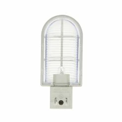 Westek Industrial Cage LED Path Night Light | NL-CAGE-W, NL-CAGE-N