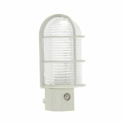 Westek Industrial Cage LED Path Night Light | NL-CAGE-W, NL-CAGE-N