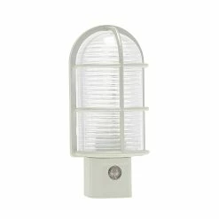 Westek Industrial Cage LED Path Night Light | NL-CAGE-W, NL-CAGE-N