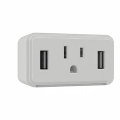 Westek Night Lights Cube Dual USB Outlet LED Night Light | NL-CUBE-W