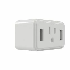 Westek Night Lights Cube Dual USB Outlet LED Night Light | NL-CUBE-W