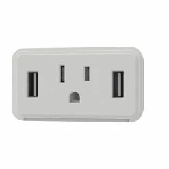 Westek Night Lights Cube Dual USB Outlet LED Night Light | NL-CUBE-W