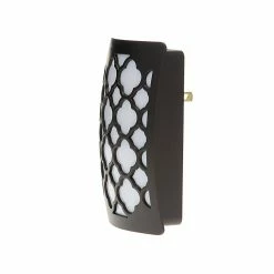 Amerelle Night Lights Tangier DecoPlug LED Night Light | NL-DPTG-W, NL-DPTG-N, NL-DPTG-DB