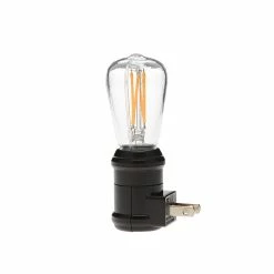 Westek Vintage Edison Filament LED Night Light | NL-EDSN-DB, NL-EDSN-DN