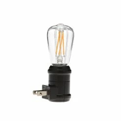Westek Vintage Edison Filament LED Night Light | NL-EDSN-DB, NL-EDSN-DN