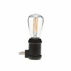 Westek Vintage Edison Filament LED Night Light | NL-EDSN-DB, NL-EDSN-DN