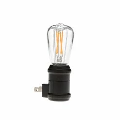 Westek Vintage Edison Filament LED Night Light | NL-EDSN-DB, NL-EDSN-DN