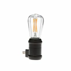 Westek Vintage Edison Filament LED Night Light | NL-EDSN-DB, NL-EDSN-DN