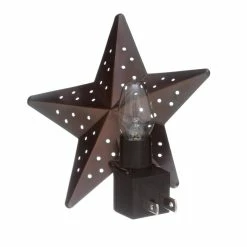 Westek Tin Star Incandescent Night Light | NL-TNST-DB, NL-TNST-SL