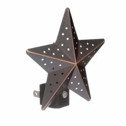 Westek Tin Star Incandescent Night Light | NL-TNST-DB, NL-TNST-SL