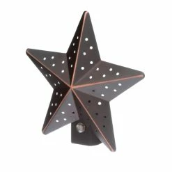 Westek Tin Star Incandescent Night Light | NL-TNST-DB, NL-TNST-SL