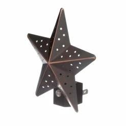 Westek Tin Star Incandescent Night Light | NL-TNST-DB, NL-TNST-SL