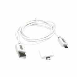 Zenith Lightning 8-Pin To Micro USB Adapter Cable, 3' | PM1001MU8ADP