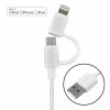 Zenith Micro USB & Lightning 8-Pin Cable, White | PM1002MU8ADP Consumer Electronics