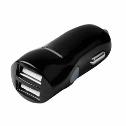 Zenith Dual USB Car Charger, Black | PM1002UC31
