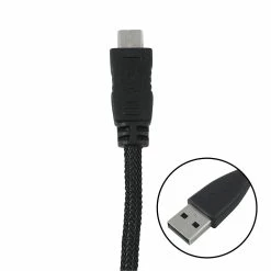 Zenith Braided Micro-B To USB Cable, Black | PM1003MCBB Consumer Electronics