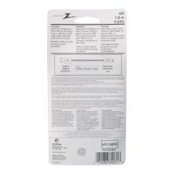 Promo ๐ Zenith Braided Lightning 8-Pin To USB Cable, Black | PM1003U8BB, PM1006U8BB Consumer Electronics ๐ฅฐ 9 Zenith Braided Lightning 8-Pin To USB Cable, Black | PM1003U8BB, PM1006U8BB Consumer Electronics