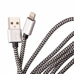 Promo ๐ Zenith Braided Lightning 8-Pin To USB Cable, Black | PM1003U8BB, PM1006U8BB Consumer Electronics ๐ฅฐ 7 Zenith Braided Lightning 8-Pin To USB Cable, Black | PM1003U8BB, PM1006U8BB Consumer Electronics