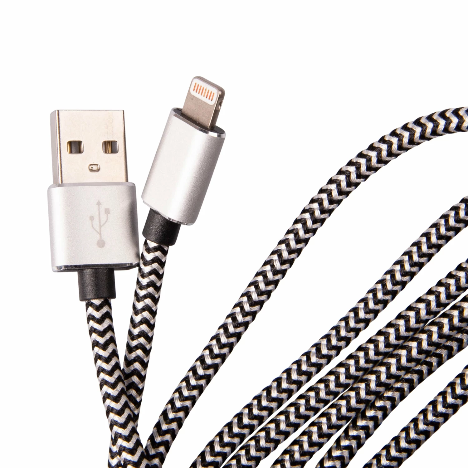 Promo ๐ Zenith Braided Lightning 8-Pin To USB Cable, Black | PM1003U8BB, PM1006U8BB Consumer Electronics ๐ฅฐ 3 Zenith Braided Lightning 8-Pin To USB Cable, Black | PM1003U8BB, PM1006U8BB Consumer Electronics