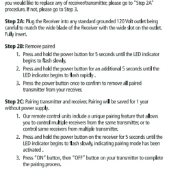 Westek Light Controls Indoor Wireless Remote Fob 3-Pack | RFK1636LC