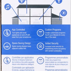 Westek WifiSmart Indoor 1-Outlet Timer | SMARTPLUG1 Timers
