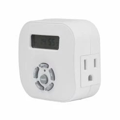 Westek Indoor Weekly Digital Timer 1-Outlet, Grounded | TE1655WHB Timers