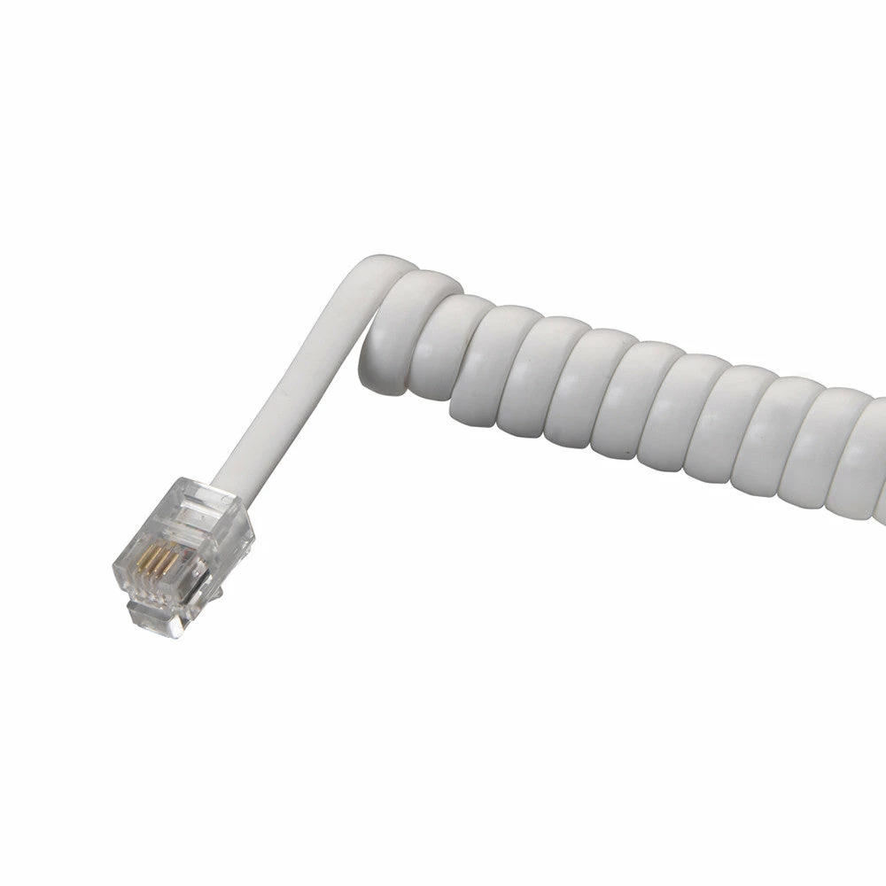 Deals ๐ Zenith Consumer Electronics Coiled Phone Cord, White | TH1012W ๐ 1 Zenith Consumer Electronics Coiled Phone Cord, White | TH1012W