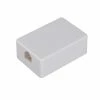 Zenith Consumer Electronics Ethernet Surface Mount Jack, White | PN6ESMW