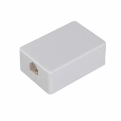 Zenith Consumer Electronics Ethernet Surface Mount Jack, White | PN6ESMW