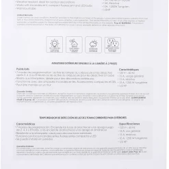 Westek Timers Outdoor Photocell Timer 2-Outlet Grounded | TM142